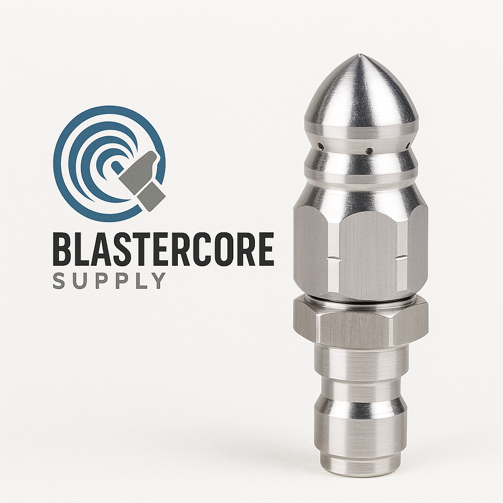 BlasterCore 5000 PSI Sewer Jetting Nozzle