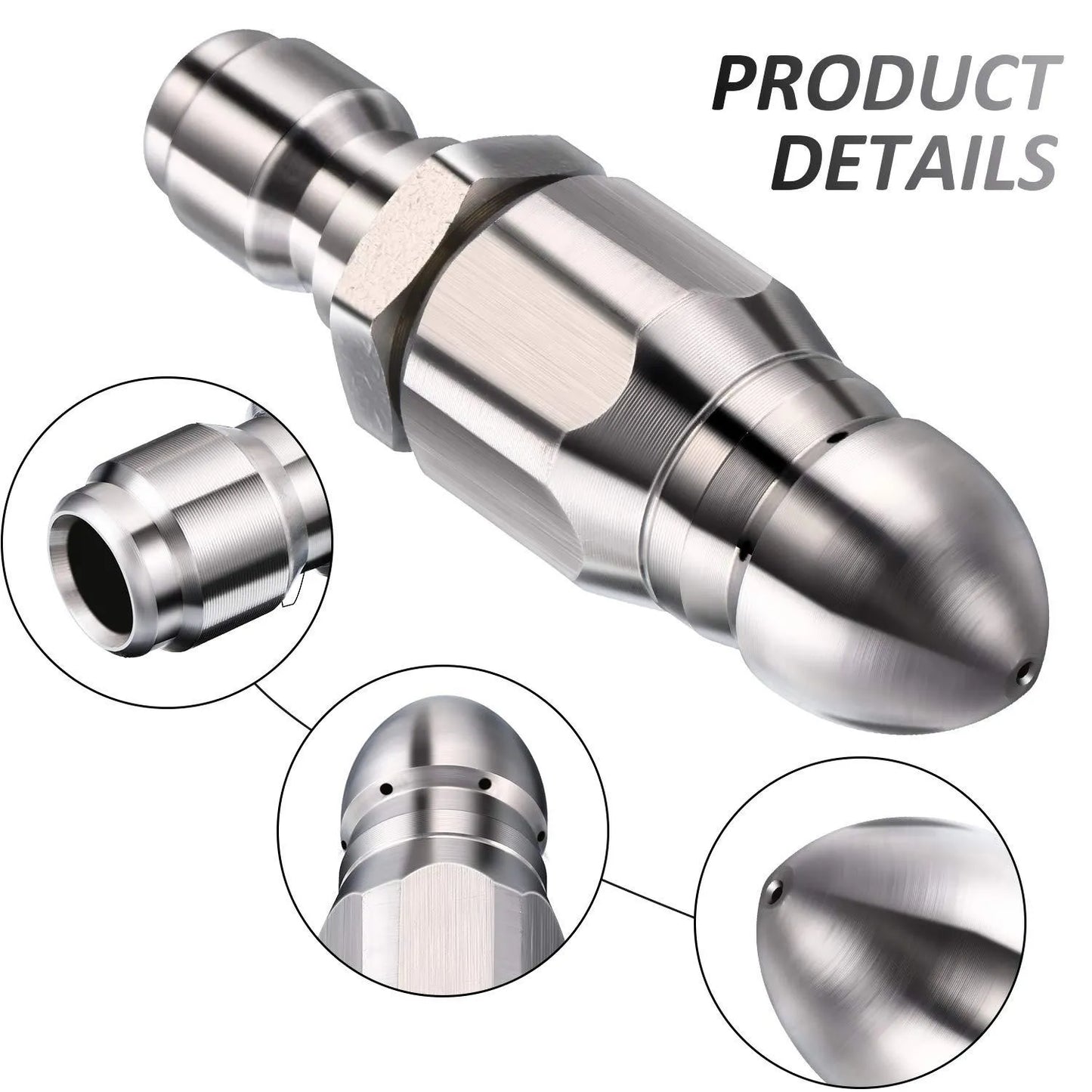 BlasterCore 5000 PSI Sewer Jetting Nozzle